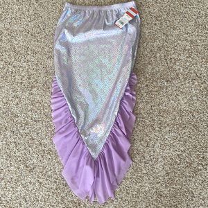 Girl mermaid tail cover up size M